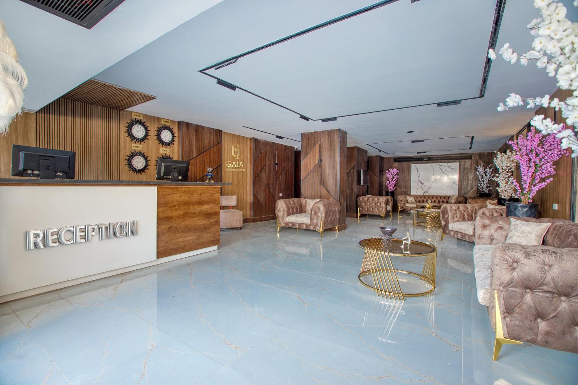 Gaia Pyramids Hotel Kafrat al Jabal Exterior photo