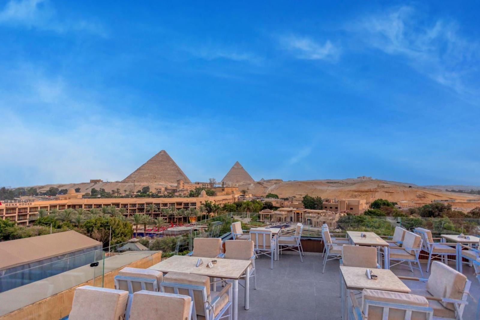 Gaia Pyramids Hotel Kafrat al Jabal Exterior photo